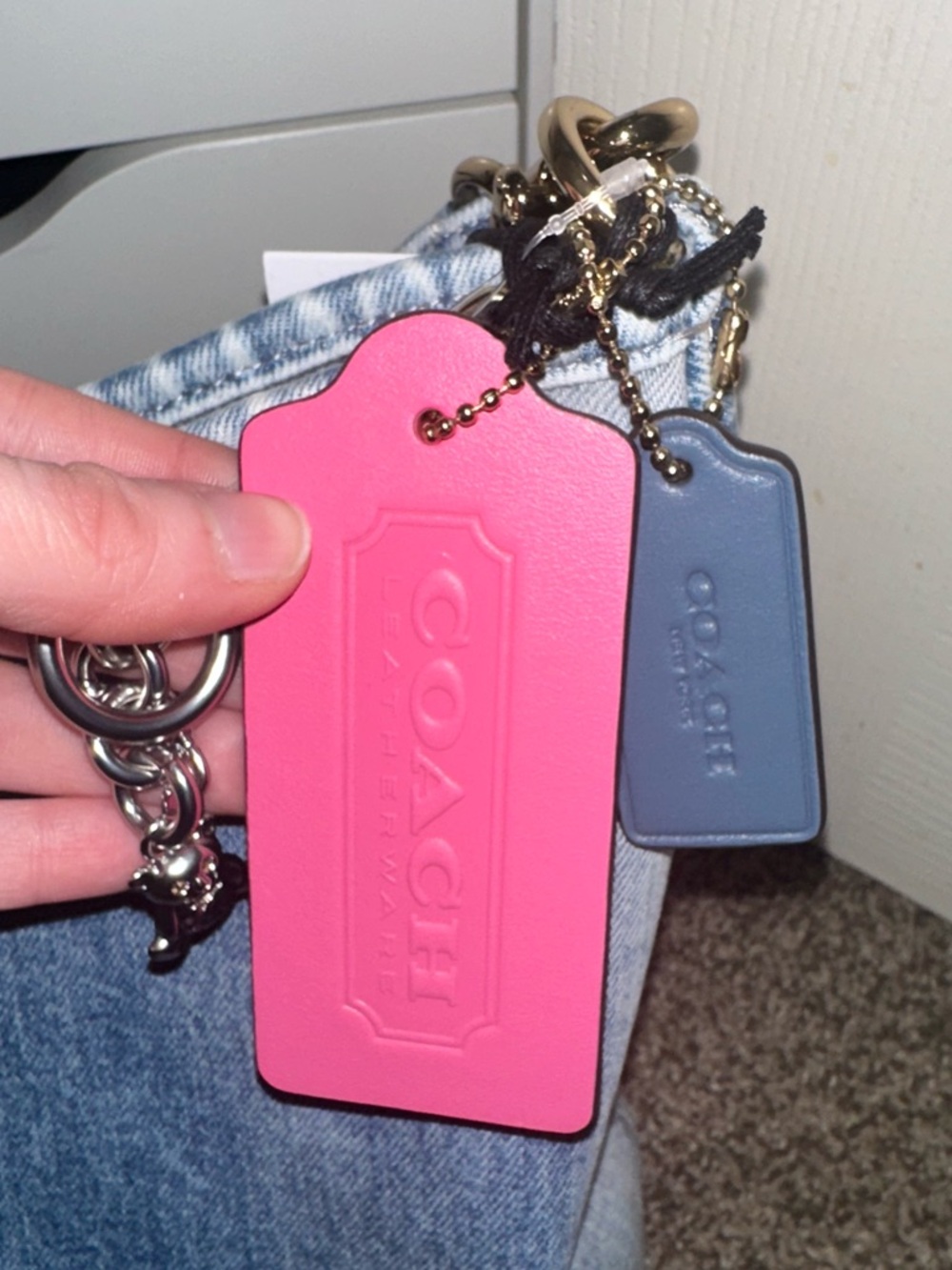 Coach Loved Denim Laurel with Charms - Picture 4 of 12